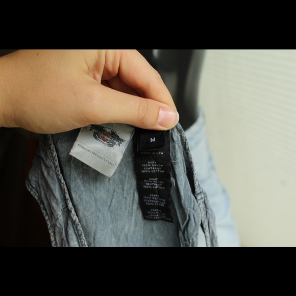 Harley davidson tank with crochet skulls - Picture 5 of 5